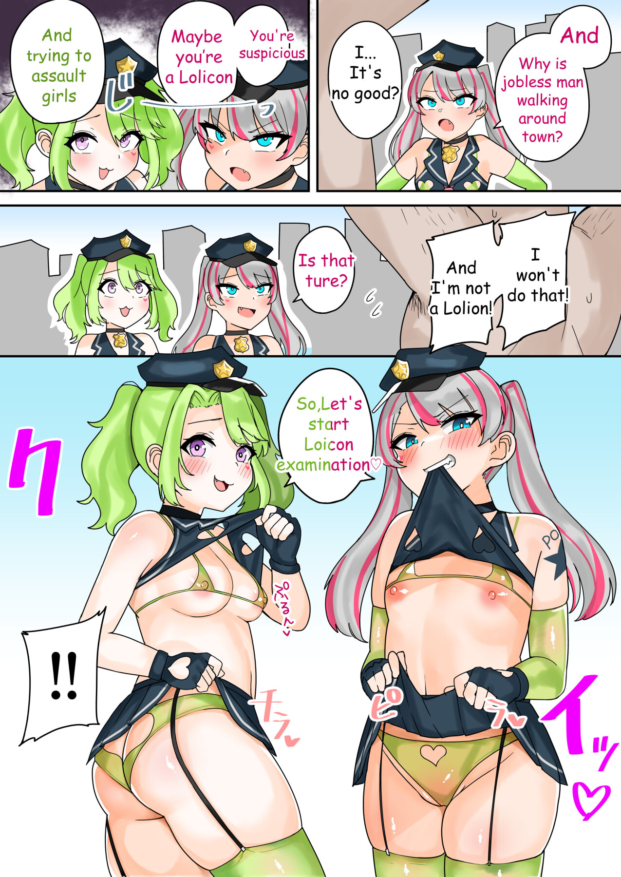 Hentai Manga Comic-You'll be Arrested! Mesugaki Police 24:00-Read-5